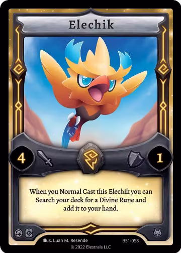 Elechik (BS1-058), Base Set [Kickstarter Edition] — Elestrals card price