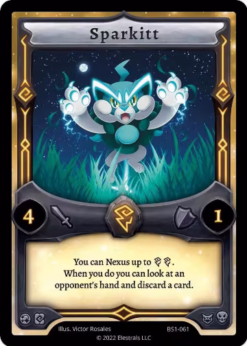 Sparkitt (BS1-061), Base Set [Kickstarter Edition] — Elestrals card price