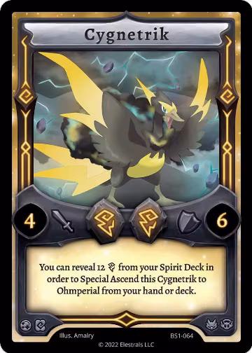 Cygnetrik (BS1-064), Base Set [Kickstarter Edition] — Elestrals card price
