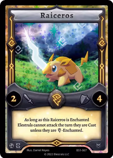 Raiceros (BS1-067), Base Set [Kickstarter Edition] — Elestrals card price