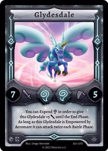 Glydesdale (BS1-070), Base Set [Kickstarter Edition] — Elestrals card price