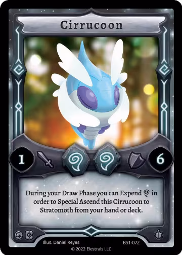 Cirrucoon (BS1-072), Base Set [Kickstarter Edition] — Elestrals card price
