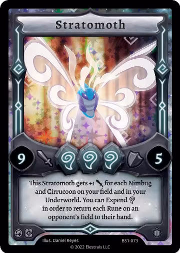 Stratomoth (BS1-073), Base Set [Kickstarter Edition] — Elestrals card price