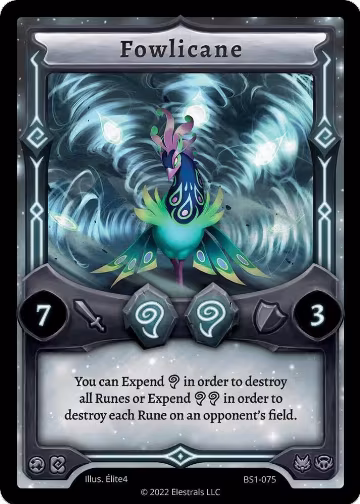 Fowlicane (BS1-075), Base Set [Kickstarter Edition] — Elestrals card price