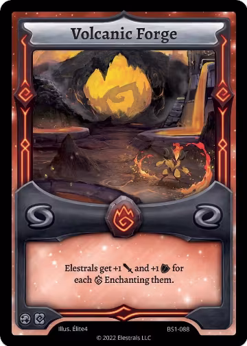 Volcanic Forge (BS1-088), Base Set [Kickstarter Edition] — Elestrals card price