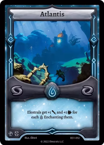 Atlantis (BS1-092), Base Set [Kickstarter Edition] — Elestrals card price
