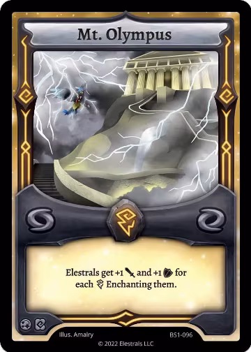 Mt. Olympus (BS1-096), Base Set [Kickstarter Edition] — Elestrals card price