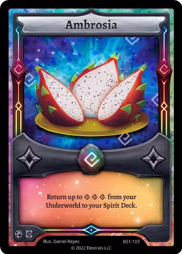 Ambrosia (BS1-103), Base Set [Kickstarter Edition] — Elestrals card price