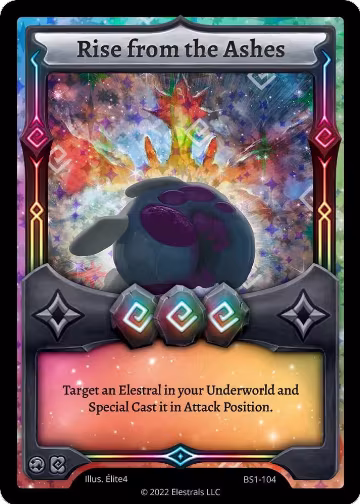 Rise from the Ashes (BS1-104), Base Set [Kickstarter Edition] — Elestrals card price