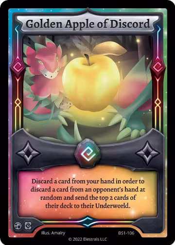 Golden Apple of Discord (BS1-106), Base Set [Kickstarter Edition] — Elestrals card price
