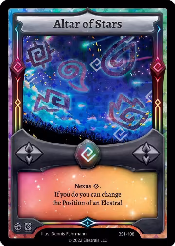 Altar of Stars (BS1-108), Base Set [Kickstarter Edition] — Elestrals card price