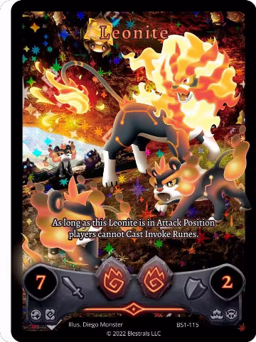Leonite (Full Art) (BS1-115), Base Set [Kickstarter Edition] — Elestrals card price