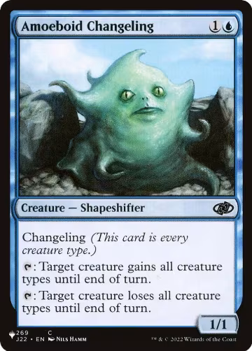 Amoeboid Changeling (J22) (269/051), The List Reprints — Magic card price