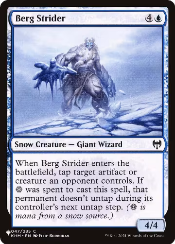 Berg Strider (047/285), The List Reprints — Magic card price