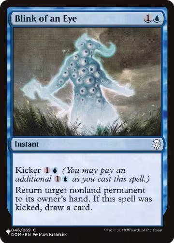 Blink of an Eye (046/269), The List Reprints — Magic card price
