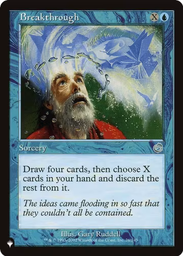 Breakthrough (26/143), The List Reprints — Magic card price