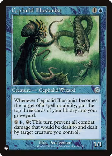 Cephalid Illusionist (28/143), The List Reprints — Magic card price