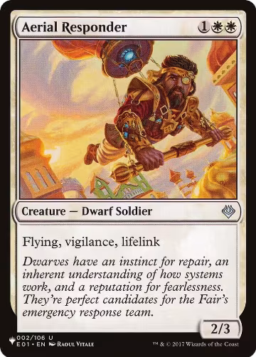 Aerial Responder (002/106), The List Reprints — Magic card price