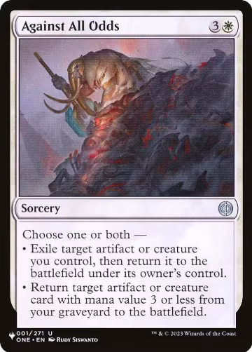 Against All Odds (001/271), The List Reprints — Magic card price