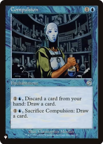 Compulsion (34/143), The List Reprints — Magic card price