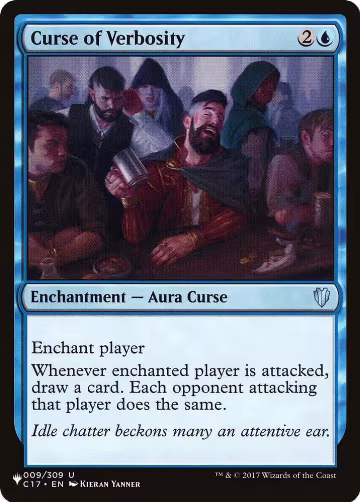 Curse of Verbosity (009/309), The List Reprints — Magic card price