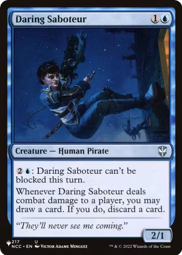 Daring Saboteur (217/093), The List Reprints — Magic card price