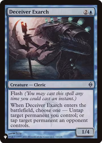 Deceiver Exarch (33/175), The List Reprints — Magic card price