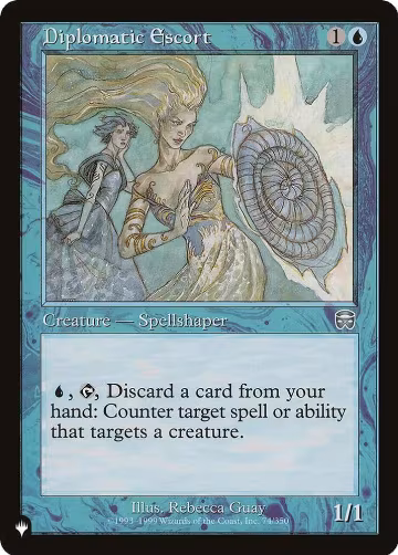 Diplomatic Escort (74/350), The List Reprints — Magic card price