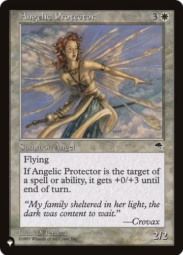 Angelic Protector, The List Reprints — Magic card price