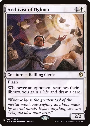 Archivist of Oghma (004/361), The List Reprints — Magic card price