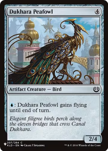 Dukhara Peafowl (207/264), The List Reprints — Magic card price