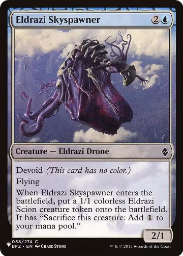 Eldrazi Skyspawner (058/274), The List Reprints — Magic card price
