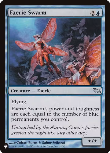 Faerie Swarm (37/301), The List Reprints — Magic card price