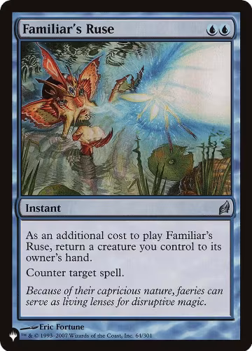 Familiar's Ruse (64/301), The List Reprints — Magic card price