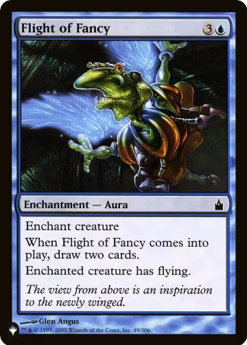 Flight of Fancy (49/306), The List Reprints — Magic card price