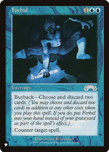 Forbid (35/143), The List Reprints — Magic card price