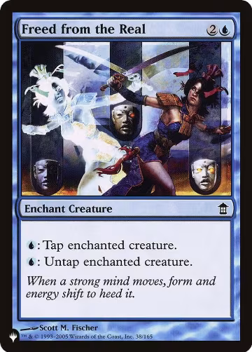 Freed from the Real (38/165), The List Reprints — Magic card price