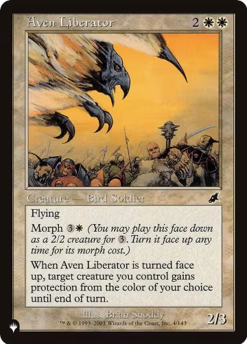 Aven Liberator (4/143), The List Reprints — Magic card price