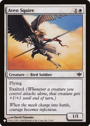 Aven Squire (3/145), The List Reprints — Magic card price