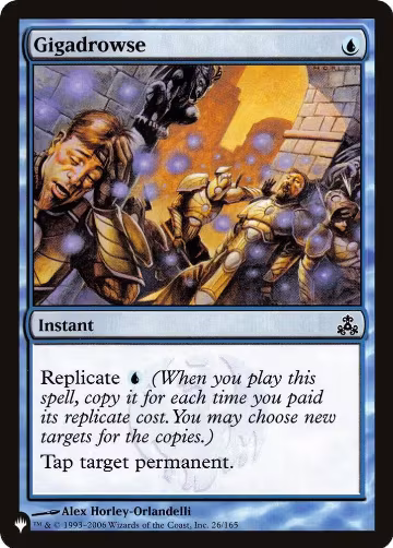 Gigadrowse (26/165), The List Reprints — Magic card price