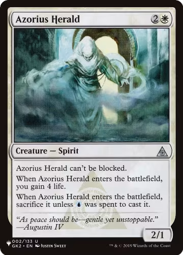 Azorius Herald (002/133), The List Reprints — Magic card price