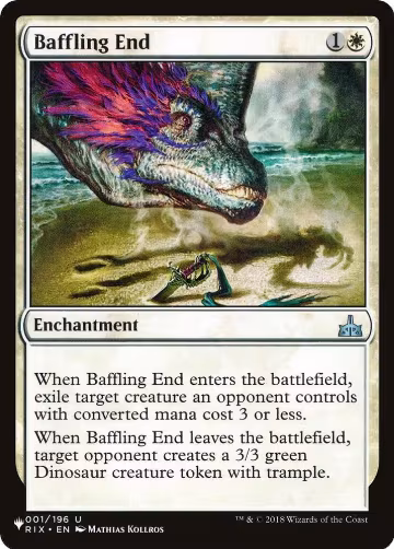 Baffling End (001/196), The List Reprints — Magic card price