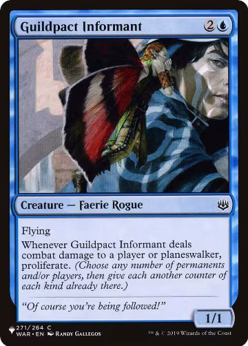 Guildpact Informant (271/264), The List Reprints — Magic card price