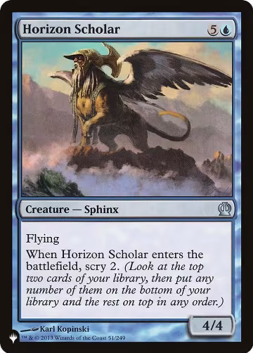 Horizon Scholar (51/249), The List Reprints — Magic card price