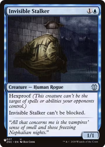 Invisible Stalker (ZNC) (027), The List Reprints — Magic card price