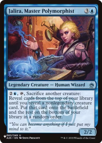 Jalira, Master Polymorphist (063/249), The List Reprints — Magic card price