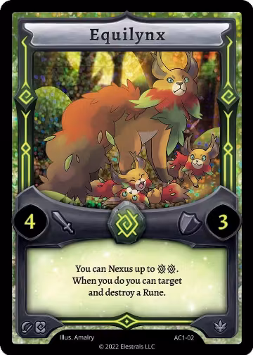 Equilynx (AC1-02), Artist Collection — Elestrals card price