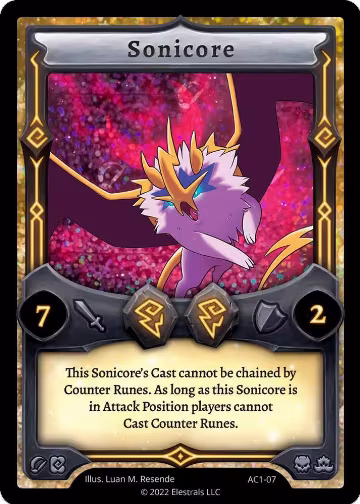Sonicore (AC1-07), Artist Collection — Elestrals card price