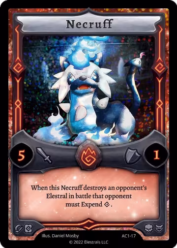 Necruff (AC1-17), Artist Collection — Elestrals card price