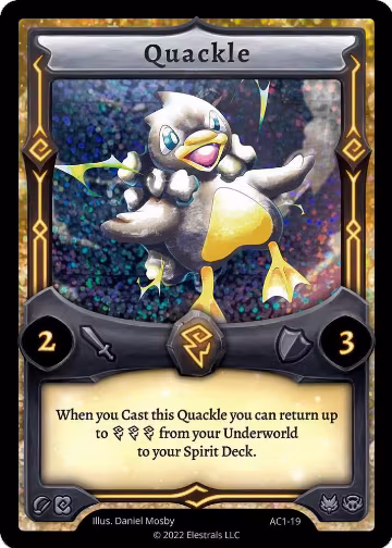 Quackle (AC1-19) (AC1-19), Artist Collection — Elestrals card price